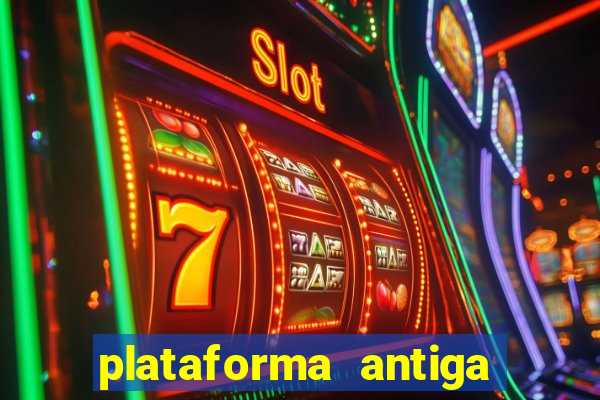 plataforma antiga de jogos